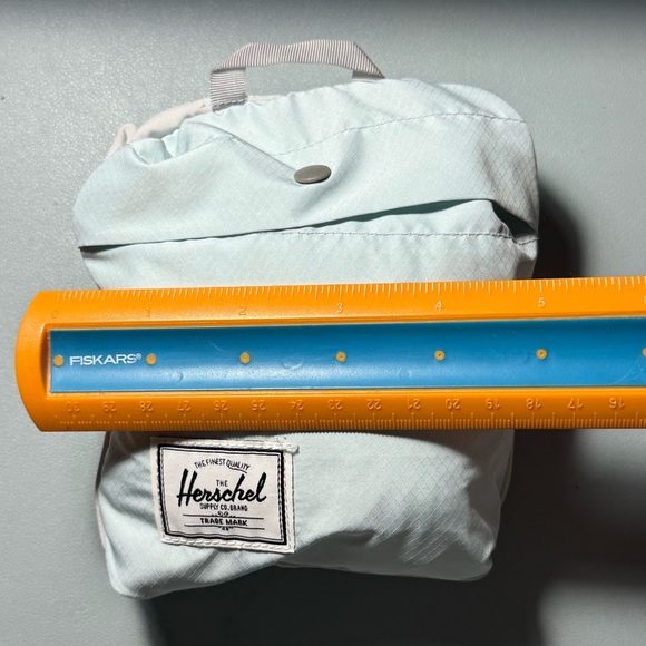 Herschel Blue & Gray Voyage Coach Lightweight Packable Jacket (Size Small) - Picture 8 of 10